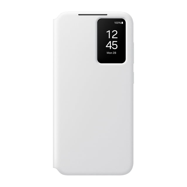 Funda tipo billetera para Samsung Galaxy S24 FE, delgada, blanca