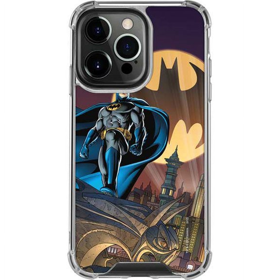 Skinit DC Comics Batman in the Sky iPhone 13 Pro Clear Case