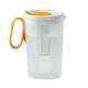 thumbnail image 1 of Vaso de agua Zainafacai, frasco grande de plástico hermético con tapa y asa de bloqueo, 50 oz, 1,5 l, agua, café, limonada, té helado y jugo, diseño delgado, más seguro que el hervidor de vidrio,, 1 of 8