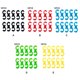 thumbnail image 4 of Toystoory 10 piezas Clips de cable de freno Abrazaderas de línea de plástico Guía de manguera universal Ciclismo Verde, 4 of 6