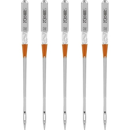 UPC: 0075691047276 | SINGER Size 80/11 Embroidery Steel Sewing Machine Needles (5 Pack)