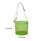 thumbnail image 5 of Eigraketly Tela de nailon para juegos de playa y almacenamiento de playa con rejilla, transparente, ajustable, para selección, bolsa de juguetes Deportes acuáticos verde, 5 of 6