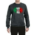 thumbnail image 2 of Wild Bobby, Italian Soccer Its Coming to Rome, Sports, Unisex Crewneck Graphic Sweatshirt, Heather Black, Medium, 2 of 4