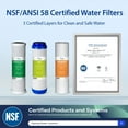thumbnail image 3 of iSpring US31 Under Sink Water System, NSF Certified 3-Stage Water Filters, Reduces PFAS, Chloramine, Chlorine and more, Tankless Water Filter System with Faucet, 3 of 8