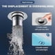 thumbnail image 5 of Colador de drenaje de fregadero emergente de acero inoxidable, 2 uds., for baño, fregadero, 5 of 7