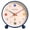 Blue, variant on Vintage Retro Analog Alarm Clock, Super Silent Non Ticking Small Clock with Night Light