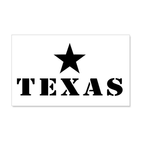 CafePress - Texas, Lone Star State 22X14 Wall Peel - 20x12 Wall Decal