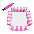 thumbnail image 3 of Hamaca de agua shamjiam cama reclinable flotante inflable Rosa, 3 of 8
