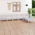 thumbnail image 1 of vidaXL 7 Piece Garden Lounge Set Solid Wood Pine White, 1 of 3