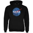 thumbnail image 1 of NASA Logo Usé Chandail à Capuchon Adulte Noir, 1 of 1