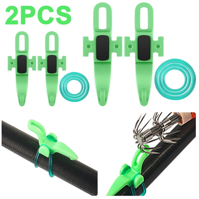 Soporte para Anzuelo Señuelo Multifuncional Accesorios Herramientas Caña Pescar () Verde