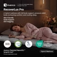 thumbnail image 3 of Avenco Queen Size Hybrid Mattress 16 inch Mattress in a Box Pillow Top,Cooling,Reinforced Edge Support,Pressure Relief, CertiPUR-US Certified, 3 of 21