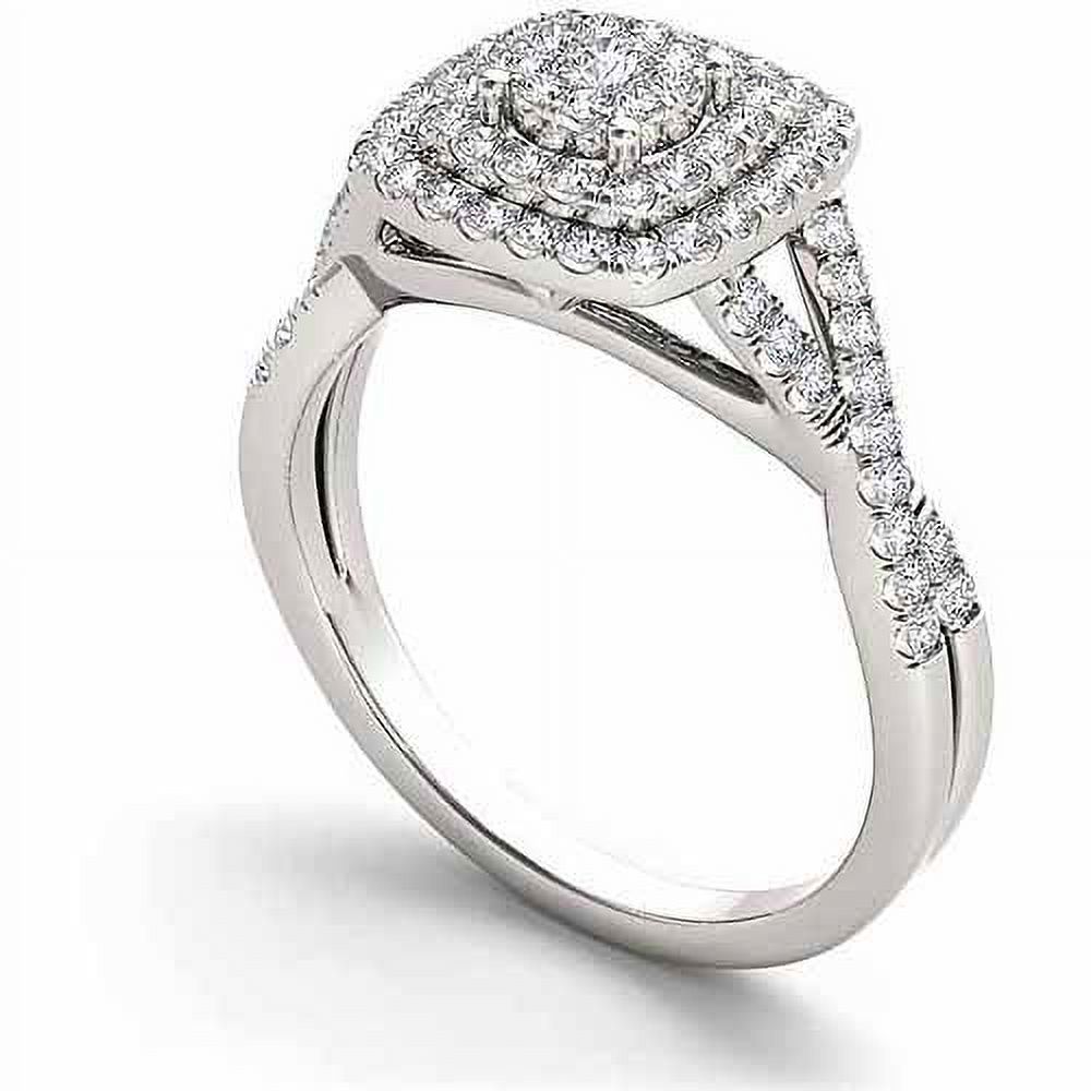 Men's 1/2 Carat T.W. Diamond 10kt White Gold Ring