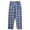 Navy Plaid, variant on Espada Menswear Men's COZY Fleece Pajama Pants (1 Pack)