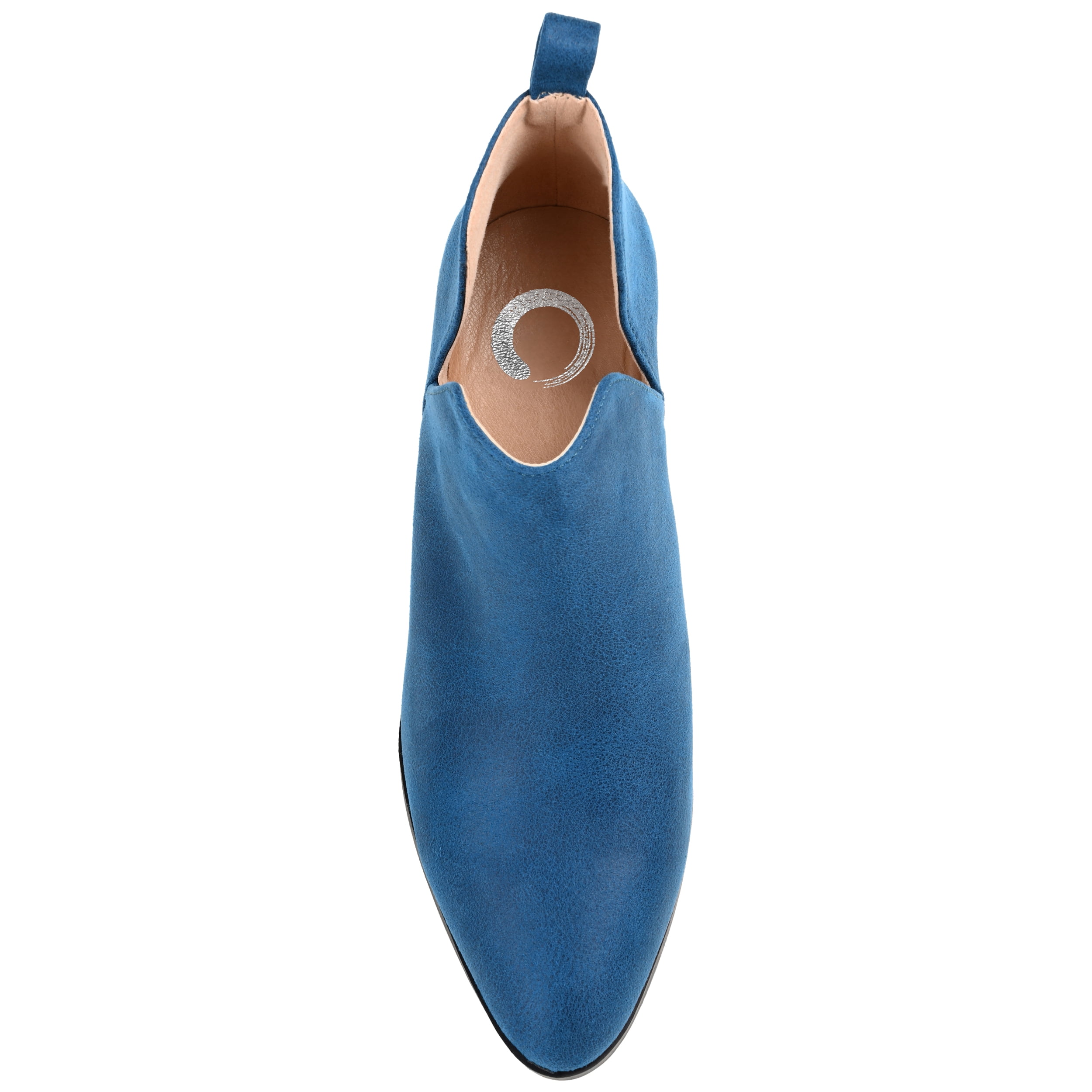 Journee Womens Lola Pull On Stacked Heel Booties, Widths Available