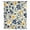 Light Blue Light Yellow Gray Green, variant on Spring Botanical Art Sheer Curtains 96 Inches Long, Spring Floral Summer Flower Light Filering Curtains, Privacy Drapes Simi Floor to Veiling Curtain for Living Room Bedroom Large Window Treatment