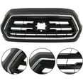 thumbnail image 4 of EPOTOOR Front Grille Assembly black with Chrome Molding Replacement for Tacoma 2016-2021, 4 of 7