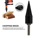 thumbnail image 2 of OUNONA 1 Set Portable Drill Log Splitter with Black Steel for Outdoor Activities, 2 of 8