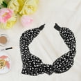 thumbnail image 7 of Unique Bargains Leopard Spot Wide Bow Headbands Fashion Hair Hoop Black with Bow Knotted for Girl Women, 7 of 7