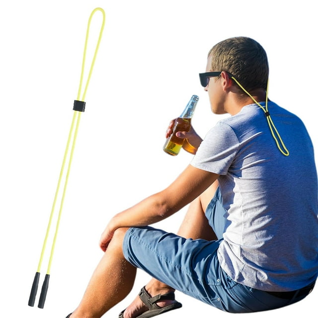 WHEANG Sangle Porte-Lunettes 1 Pcs Cordon de Lunettes Ajustable Cordon de Maintien Sangle de Lunettes de Soleil pour Hommes Femmes et Étudiants