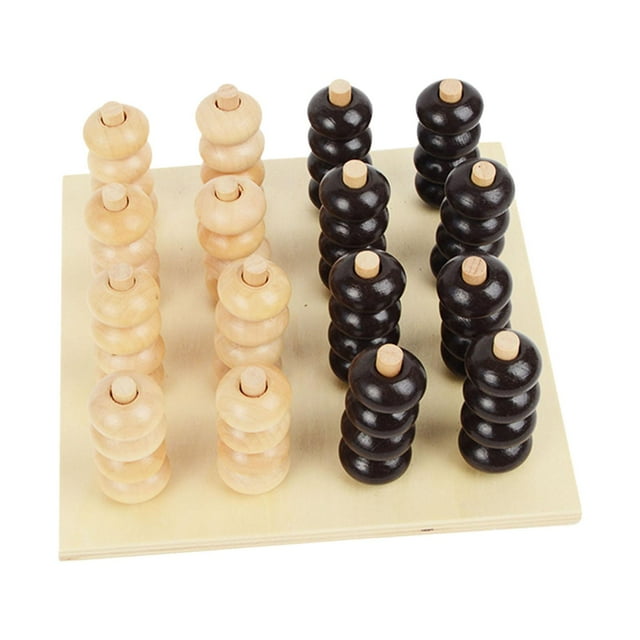 Juegos de mesa online para cuatro jugadores, juegos educativos de madera en 3D, 4 Connect in a Row, juego de estrategia clásico para adultos y niños.
