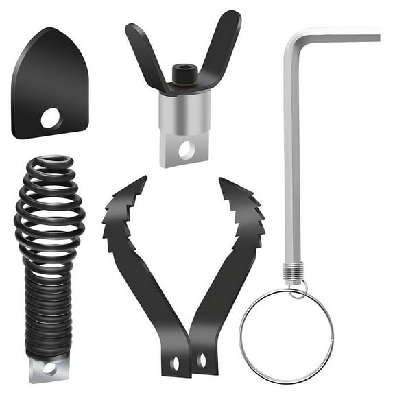 1set Drain Cleaner Drill Attachment, Drain Cleaner Combination Cutter- Set for Pipe Drain Cleaner Machine