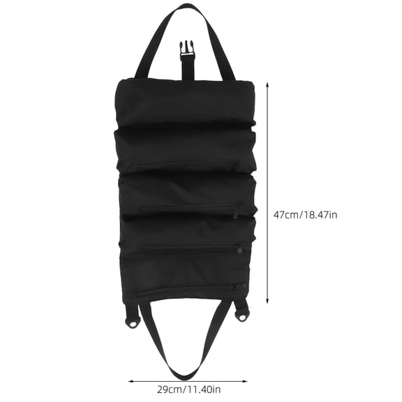 LOLIPPYY Rolling Tool Bag - Multifunctional Roll-Up Organizer for Automotive Tools, Portable Storage and Easy Transport