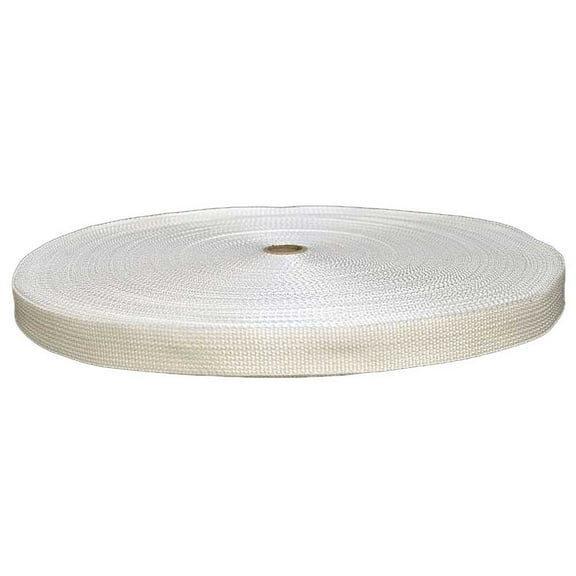 Lund Boat Binding 0257238 | 1 Inch x 100 Yards White Poly (Roll)