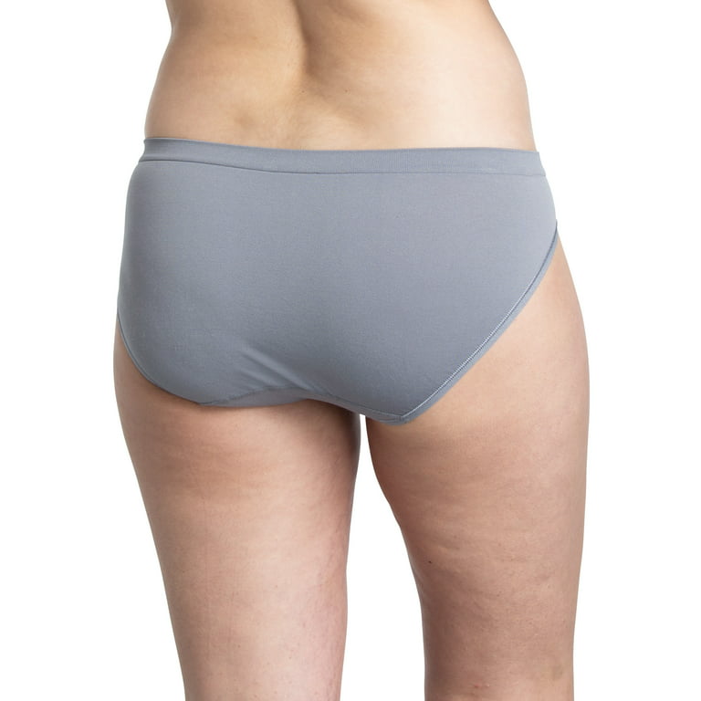 Fruit of the Loom 10 Pack Womens No Show Seamless Underwear, Amazing  Stretch & No Panty Lines Nylon Briefs,9 