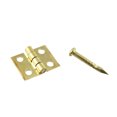 thumbnail image 2 of SPRING PARK 20Pcs Mini Metal Hinges with Nails DIY Miniature Furniture Dollhouse Accessory, 2 of 7