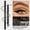 C, variant on Eyebrow Pencil Double Ended Waterproof Long Lasting Non Smudge Brow Pencil with Precision Tip and Brush for Defined Natural Looking Brows, Fade Resistant Formula