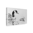 thumbnail image 2 of Trademark Fine Art 'Canada Goose And Baby' Canvas Art by Rusty Frentner, 2 of 3