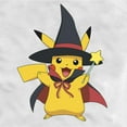 thumbnail image 2 of Men's Pokemon Halloween Pikachu Magic Wand  Baseball Graphic Tee White/Black Medium, 2 of 4