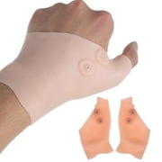 1 Pair Silicone Gel Arthritis Gloves Support Hand Wrist Brace Relief Carpal Tunnel Pain