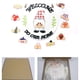 thumbnail image 4 of Cateissary Colgadores de pared de Navidad Festival Accesorios de vacaciones de doble cara DIY Colgante de Colgante Entrada Casa de campo Kits de decoración para fiestas estilo muñeca sentada, 4 of 6