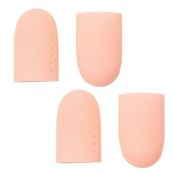 4 unids Alivio de los dedos de los pies de la cubierta del tubo protector de tacones altos Frotar CACAGOO Protector de pulgar