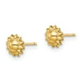 thumbnail image 2 of 14K Yellow Gold Madi K Sunflower Post Earrings, 2 of 7