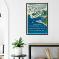 thumbnail image 2 of Air Catalina - 1973 - Vintage Airline Travel Poster (12x18Inches), 2 of 6