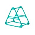 thumbnail image 2 of Hangers Clothespins Holder Creative Plastic Storage Rack Multifunctional Design Organizer Detachable Shelf (Green), 2 of 9