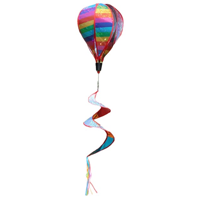 Molinetes Jardín Globo Aerostático Spinner Viento Arcoíris Colorido para