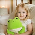 thumbnail image 3 of Niuniu Daddy Weighted Frog Stuffed Animals, 20"Large Weighted Frog Plush Toy,3.3lb Giant Weighted Frog Pillow with Soft Faux Fur, Gift for Baby, Kids & Adults, 3 of 14