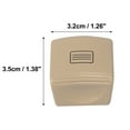 thumbnail image 4 of Coche Corredizo Techo Ventana Interruptor Botón Cubierta Corredizo Techo Interruptor Cubierta Beige, 4 of 8