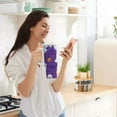 thumbnail image 5 of Yayeee 40oz Stainless Steel Tumbler with Straw and Handle Double-Wall Insulated Travel Water Bottle, Halloween Purple Ghosts, 5 of 8
