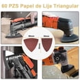 thumbnail image 3 of ADILIKADII 81 Pzs Juego de Cuchillas Oscilante, Kit de Cuchillas Multiherramienta con Almohadilla de Lijado, Hojas de Sierra Oscilantes de Titanio Cortadores para PVC Metal, 3 of 6