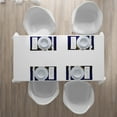 thumbnail image 4 of Ambesonne Autumn Place Mats Set of 4, Birch Trees with Foliage, Standard Size, Blue White Brown, 4 of 4