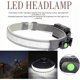 thumbnail image 2 of Linterna frontal LED, 350 lúmenes, linterna frontal impermeable de haz ancho con diadema de 3 modos para exteriores, correr, senderismo, 2 of 4