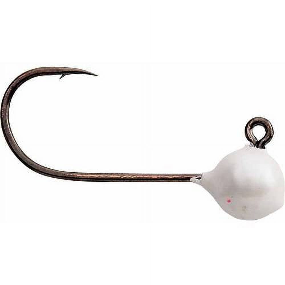 (2 pack) Yakima Bait Maxi Jig Heads, 3pk, 1/8 oz, Pearl