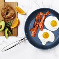 thumbnail image 2 of Granitestone Diamond Pro Blue 2 Piece Nonstick Frying Pan Set 10 and 11 Inch Oven and Dishwasher Safe Skillets, 2 of 4