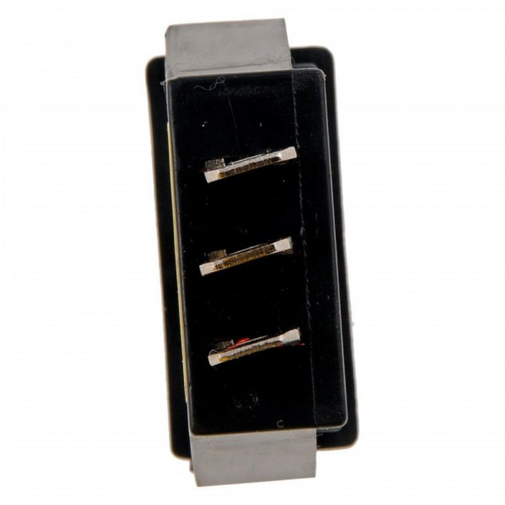 KarParts360 Rocker Type Switch | Plastic Housing | Red Switch/Finish | 20a Amperage Rating | Black | Illuminated | Single Pole Type | Rocker Switch Actuation Type