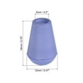 thumbnail image 2 of Unique Bargains Bell End Stopper, Cord Rope Lock for Drawstring Bag, Dark Purple 50 Pack, 2 of 5